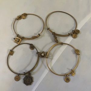 4 Alex and Ani charm bracelets
